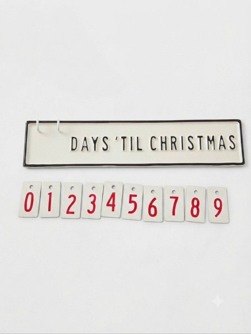 Hearth & Hand with Magnolia Days Til Christmas Advent Calendar Countdown Wall Si